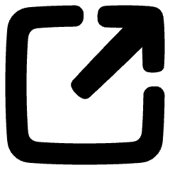 Line Arrow Expand Window 1 Icon from Plump Solid Set