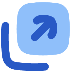 Line Arrow Expand Window 2 Icon from Flex Flat Set