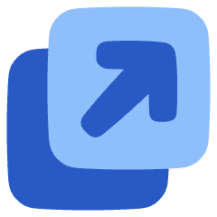 Line Arrow Expand Window 2 Icon from Plump Flat Set