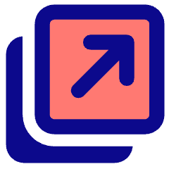 Line Arrow Expand Window 2 Icon from Core Pop Set