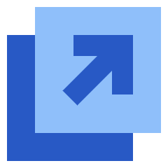 Line Arrow Expand Window 2 Icon from Sharp Flat Set