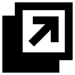 Line Arrow Expand Window 2 Icon from Sharp Remix Set