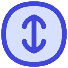 Line Arrow Fit To Height Circle Icon from Flex Duo Set