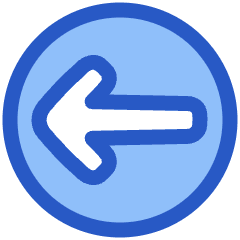 Line Arrow Left Circle 1 Icon from Plump Duo Set