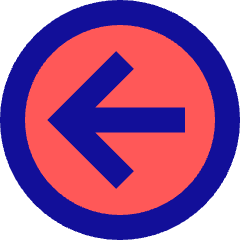 Line Arrow Left Circle 1 Icon from Sharp Pop Set