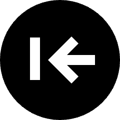Line Arrow Left Circle 2 Icon from Sharp Solid Set