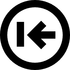 Line Arrow Left Circle 2 Icon from Sharp Remix Set