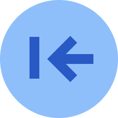 Line Arrow Left Circle 2 Icon from Sharp Flat Set