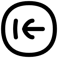 Line Arrow Left Circle 2 Icon from Flex Line Set