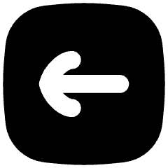 Line Arrow Left Square Icon from Flex Solid Set