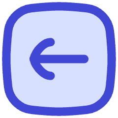 Line Arrow Left Square Icon from Flex Duo Set