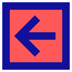Line Arrow Left Square Icon from Sharp Pop Set