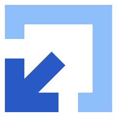 Line Arrow Minimize Window 1 Icon from Sharp Flat Set