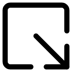 Line Arrow Minimize Window 2 Icon from Core Line Set