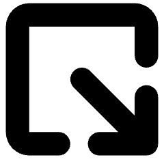 Line Arrow Minimize Window 2 Icon from Core Solid Set