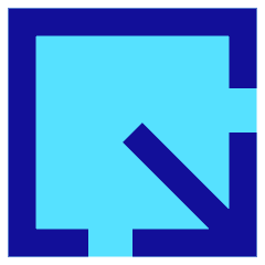 Line Arrow Minimize Window 2 Icon from Sharp Pop Set