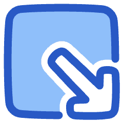 Line Arrow Minimize Window 2 Icon from Plump Duo Set