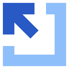 Line Arrow Minimize Window 3 Icon from Sharp Flat Set