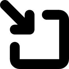 Line Arrow Minimize Window 3 Icon from Core Solid Set