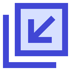 Line Arrow Minimize Window 4 Icon from Sharp Duo Set