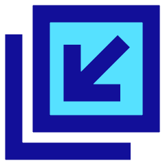 Line Arrow Minimize Window 4 Icon from Sharp Pop Set