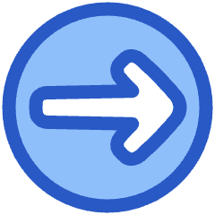Line Arrow Right Circle 1 Icon from Plump Duo Set