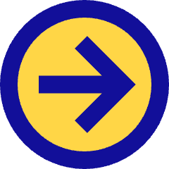 Line Arrow Right Circle 1 Icon from Sharp Pop Set