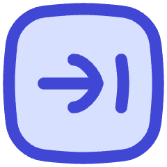 Line Arrow Right Square 2 Icon from Flex Duo Set