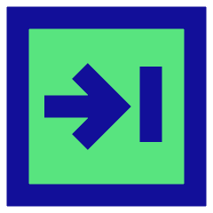 Line Arrow Right Square 2 Icon from Sharp Pop Set