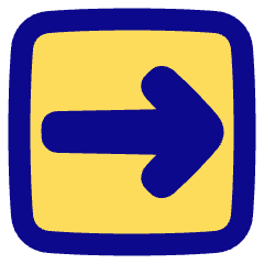 Line Arrow Right Square Icon from Plump Pop Set