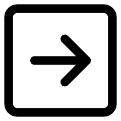 Line Arrow Right Square Icon from Core Line Set