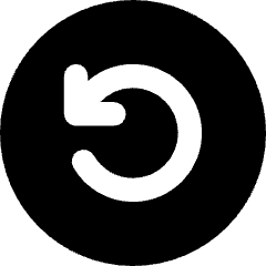 Line Arrow Rotate Left Circle Icon from Core Solid Set