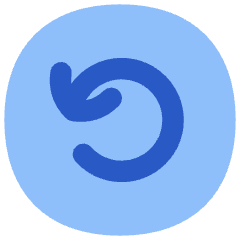 Line Arrow Rotate Left Circle Icon from Flex Flat Set
