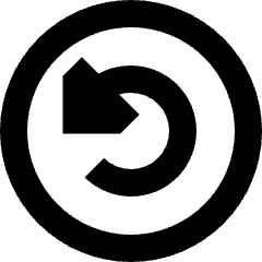 Line Arrow Rotate Left Circle Icon from Sharp Remix Set