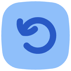 Line Arrow Rotate Left Square Icon from Flex Flat Set