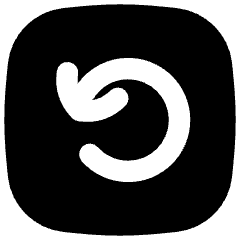 Line Arrow Rotate Left Square Icon from Flex Solid Set