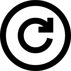 Line Arrow Rotate Right Circle Icon from Sharp Line Set