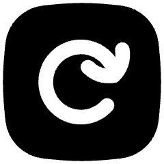 Line Arrow Rotate Right Square Icon from Flex Solid Set