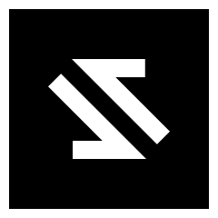 Line Arrow Transfer Diagonal Square 2 Icon from Sharp Solid Set