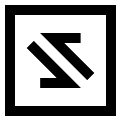 Line Arrow Transfer Diagonal Square 2 Icon from Sharp Line Set