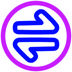 Line Arrow Transfer Horizontal Circle 1 Icon from Plump Neon Set