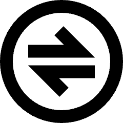 Line Arrow Transfer Horizontal Circle 1 Icon from Sharp Remix Set