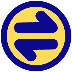Line Arrow Transfer Horizontal Circle 1 Icon from Plump Pop Set