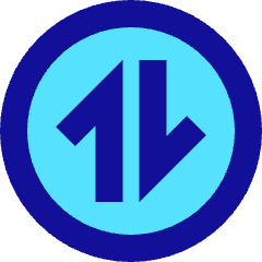 Line Arrow Transfer Vertical Circle 1 Icon from Sharp Pop Set