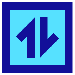 Line Arrow Transfer Vertical Square 1 Icon from Sharp Pop Set