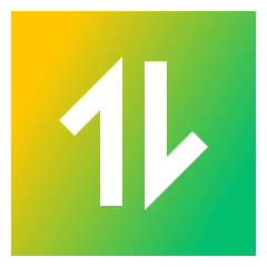 Line Arrow Transfer Vertical Square 1 Icon from Sharp Gradient Set