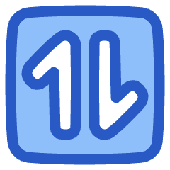 Line Arrow Transfer Vertical Square 1 Icon from Plump Duo Set
