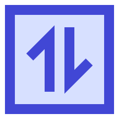 Line Arrow Transfer Vertical Square 1 Icon from Sharp Duo Set