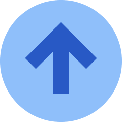 Line Arrow Up Circle 1 Icon from Sharp Flat Set