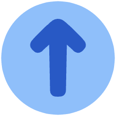 Line Arrow Up Circle 1 Icon from Plump Flat Set